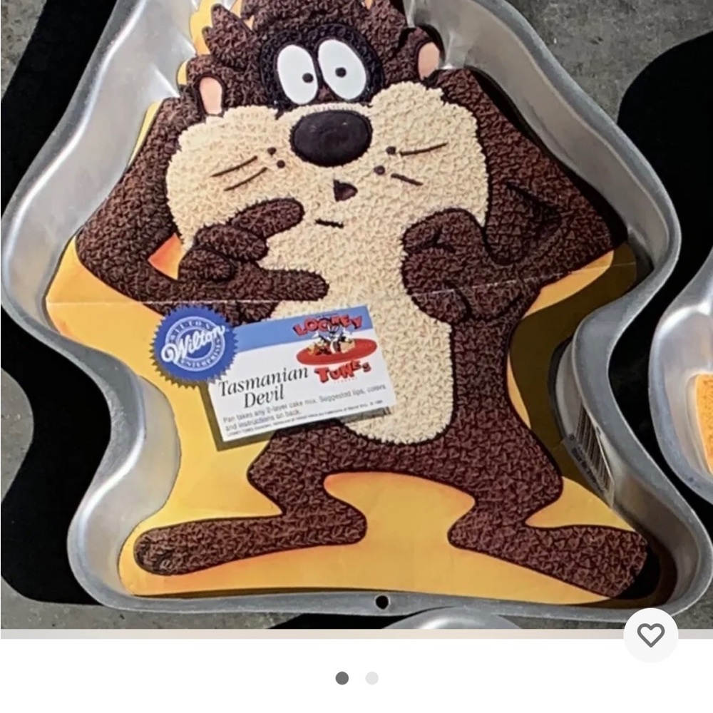 Wilton Retired Cake Pan Tasmanian Devil